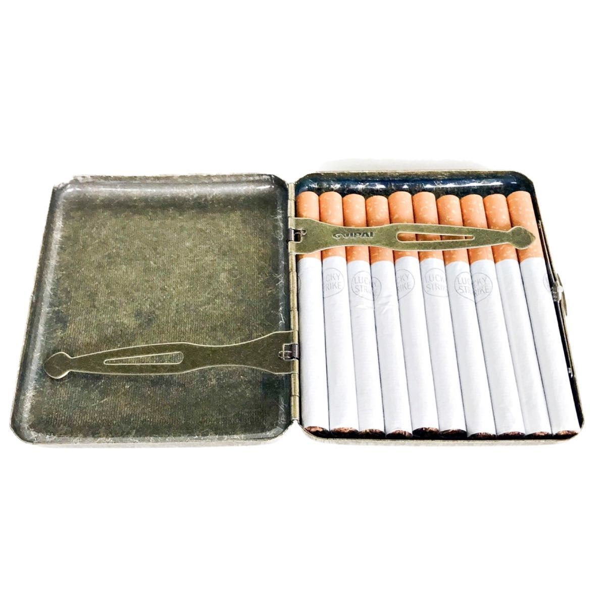 4 シガレット ケース たばこ ケース アンティーク 20本 収納 シガーケース