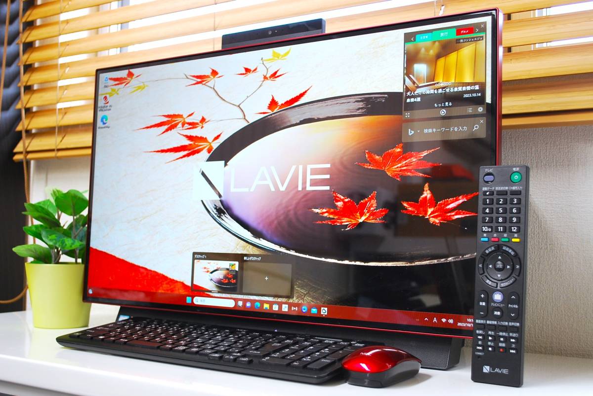 ★☆ 大画面27型液晶 LAVIE Desk All-in-one / 超高速 Nvme + HDD / 第8世代Corei7 /16GB/Office/W録3波TV/ハイレゾ/Blu-ray/HDMI/m911☆★_画像1