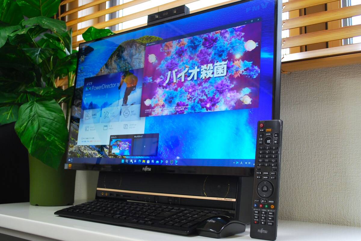 ★☆大画面27型フルHD Esprimo FHシリーズ / 激速 :Nvme ＋ HDD /第7世代Corei7/16GB/office/3波ダブルTVチューナー/Blu-ray/HDMI/wf26☆★_画像6