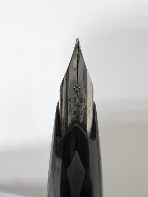 大G「18726」PLATINUM プラチナム 万年筆 SILVER刻印 銀製 シルバー ペン先 ALLOY Pt刻印 筆記未確認_画像5