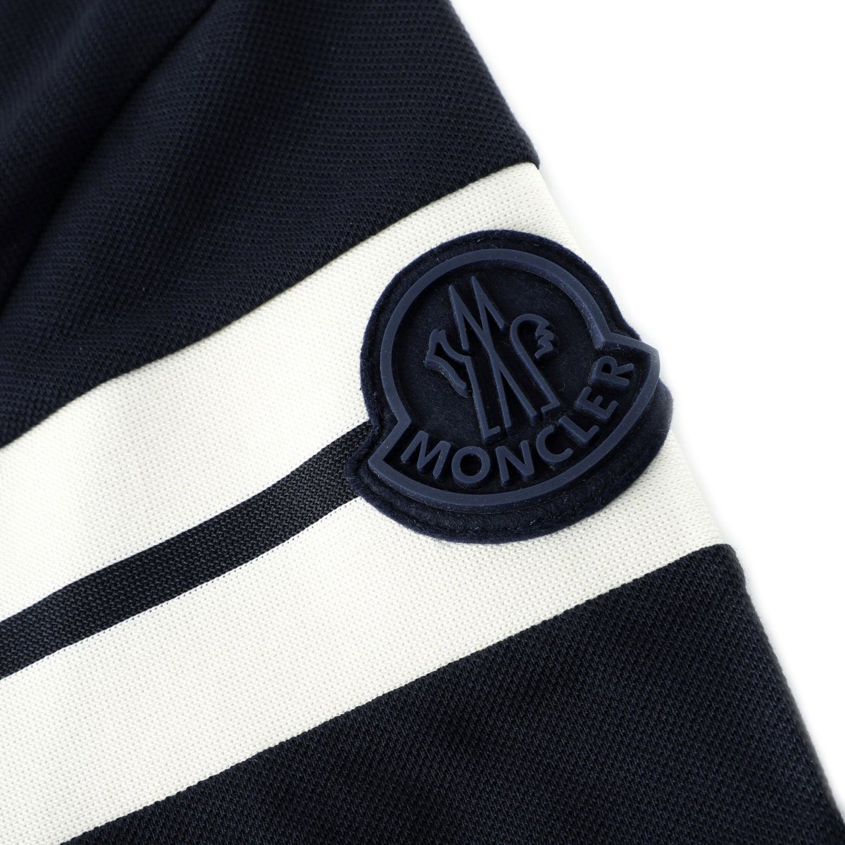 送料無料 96 MONCLER モンクレール 8A00002 84556 ダークネイビー ポロシャツ 半袖 size M_画像7