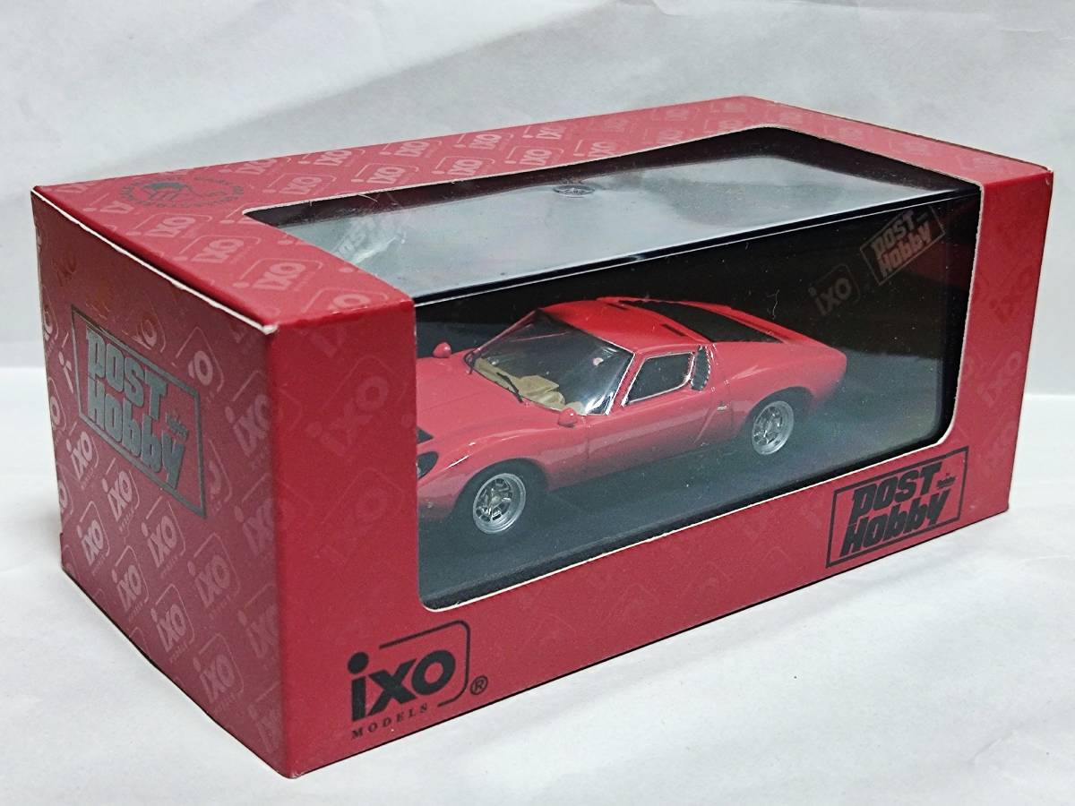 ixo/POST HOBBY 1/43-Lamborghini Miura P400 SV 1972(レッド) 999個限定 [PS008A] /イクソ/ポストホビー/ランボルギーニ ミウラ_画像3