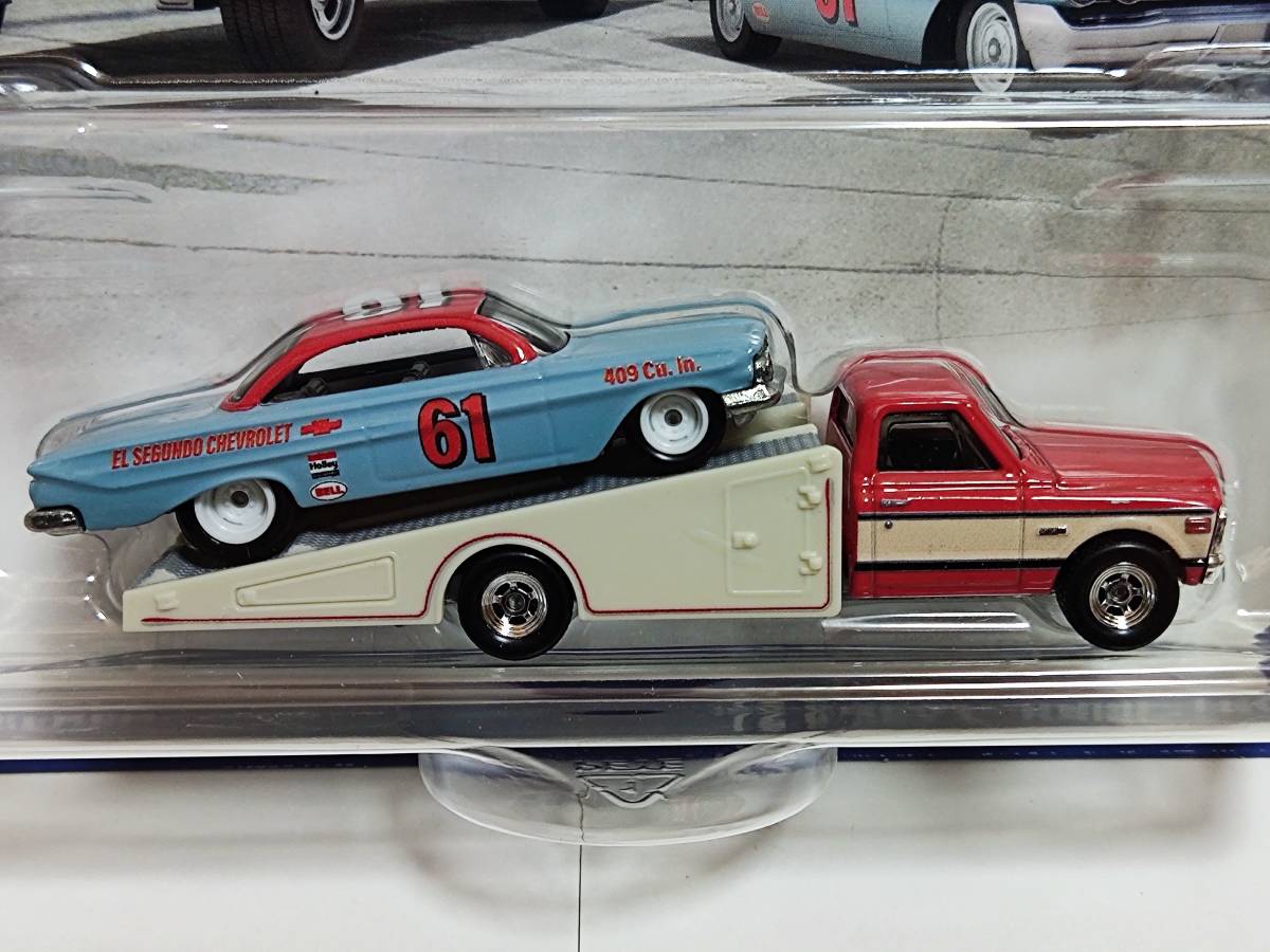 Hot Wheels TEAM TRANSPORT‐'61 IMPALA/'72 CHEVY RAMP TRUCK /チームトランスポート/インパラ/シェビー ランプトラック/CHEVROLET_画像4