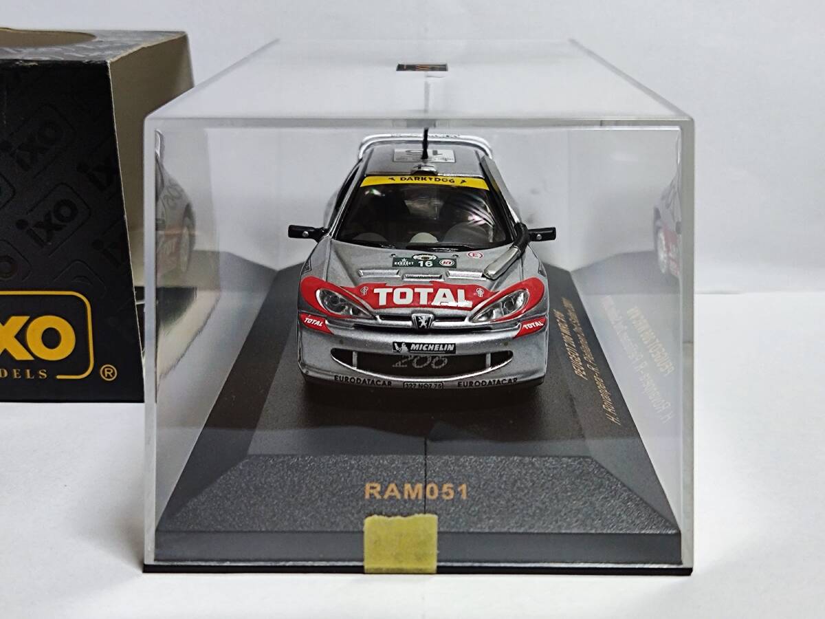 IXO Models 1/43-Peugeot 206 WRC #16 Safari Rally 2001 /イクソ/プジョー/サファリラリー/Rally/ラリーカー_画像4