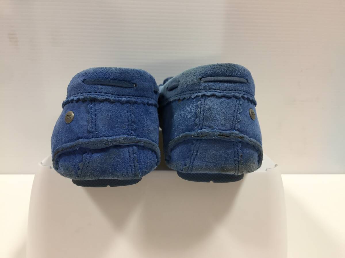 ◎ 中古品 古着 UGG アグ スリッポン サンダル レディース 24.0㎝ ブルー 目立つ汚れ/破れなし つま先/踵/靴底裏部分 黄色いシミあり_画像6