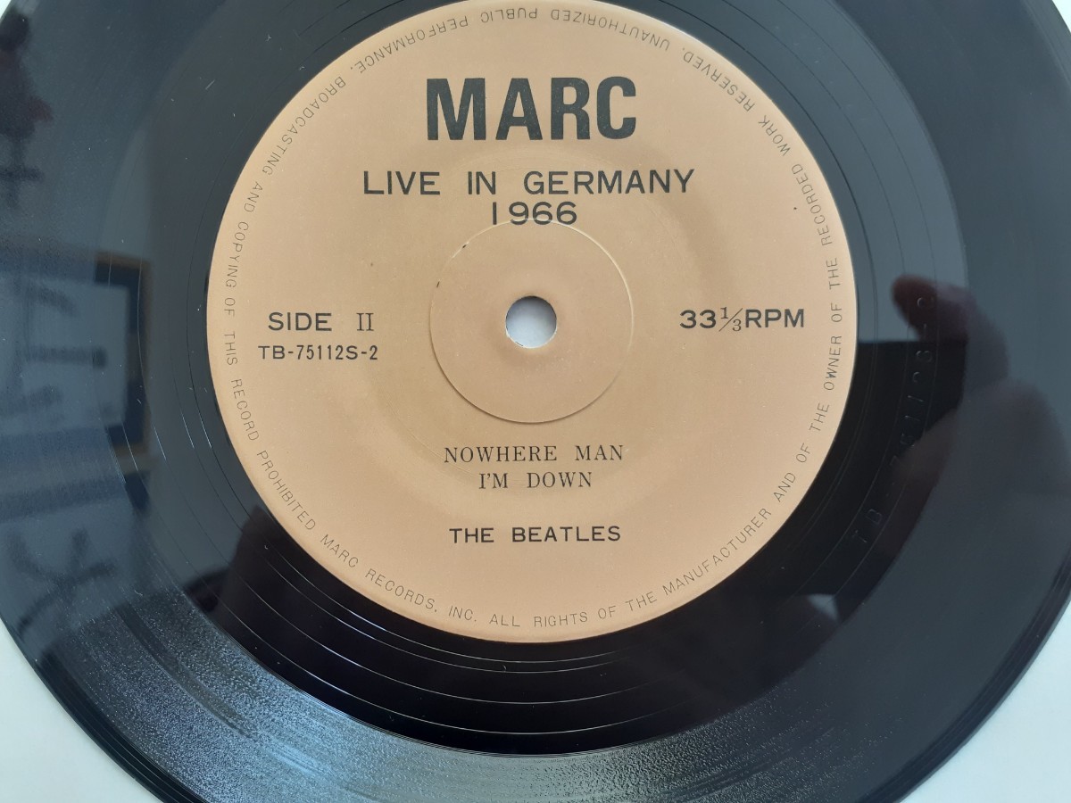 ブートEP/Live In Germany 1966/Marc Records/TB-75112S/Cirkus Krone, Munich, 24/06/1966 TV Broadcast/Bootleg_画像3