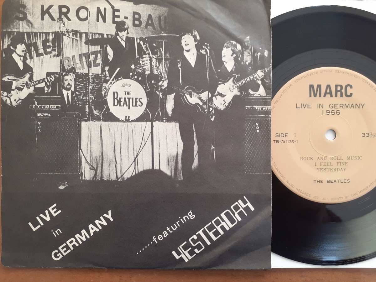 ブートEP/Live In Germany 1966/Marc Records/TB-75112S/Cirkus Krone, Munich, 24/06/1966 TV Broadcast/Bootleg_画像1