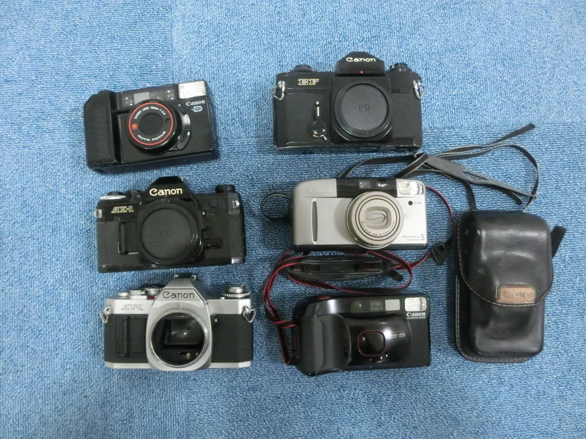 ☆カメラまとめ☆#e12 Canon キャノン EOS650/EOS630/Autoboy S/Autoboy2 QUARTZ DATE/Autoboy3 QUARTZ DATE/T90/AV-1/AF35M/SIGMA レンズの画像2