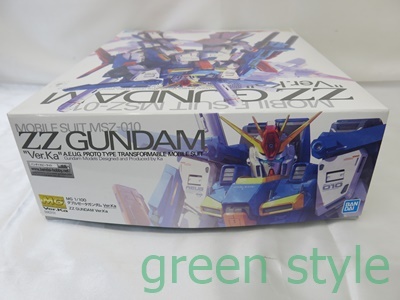 ＃ MG 1/100　ダブルゼータガンダム Ver.Ka　ZZ GUNDAM Ver.Ka　MOBILE SUIT MSZ-010　バンダイ　BANDAI NAMCO　未組立品_画像7