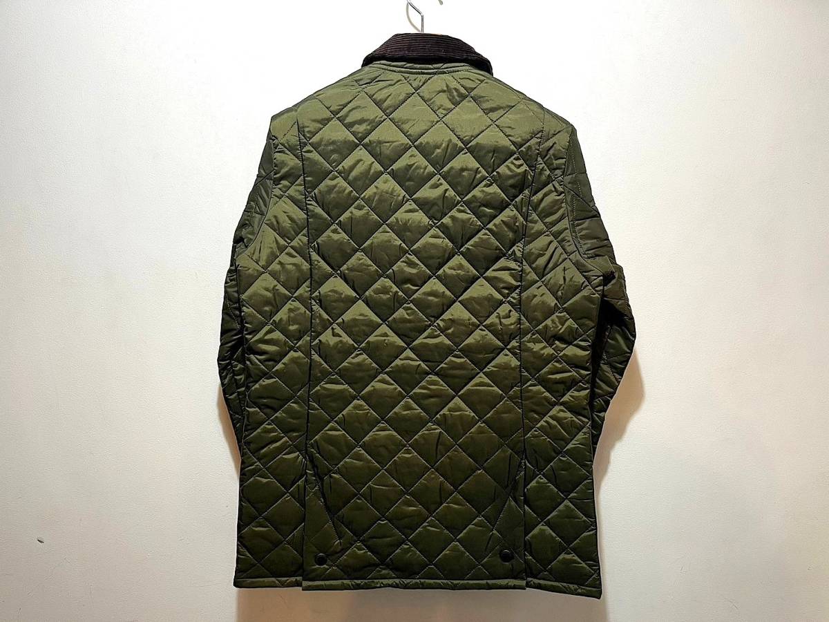 新品 本物 春に Barbour バブアー LIDDESDALE リデスデイル キルティング ブルゾン ジャケット リッズデール オリーブ Mサイズ_画像7