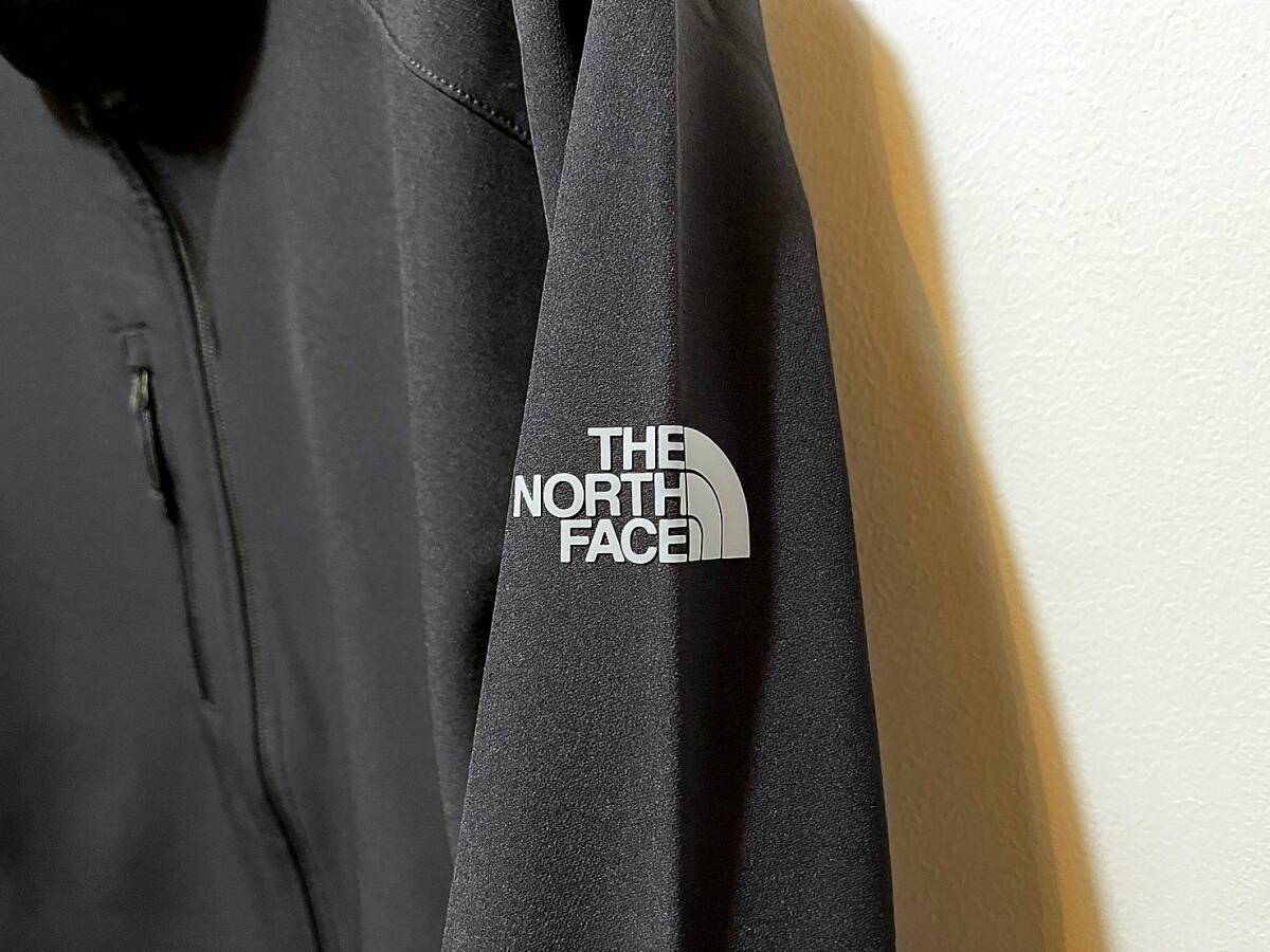 送料無料 新品 正規品 USA限定 The North Face ザ ノースフェイス US-S 希少なBLACK ストレッチ ソフトシェルジャケット