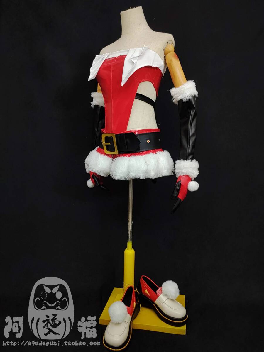 穂稀 なお クリスマス コスプレ衣装+道具+ウィッグ +靴+尾付き 穂稀 なお クリスマス コスプレ衣装+道具+ウィッグ +靴+尾付き