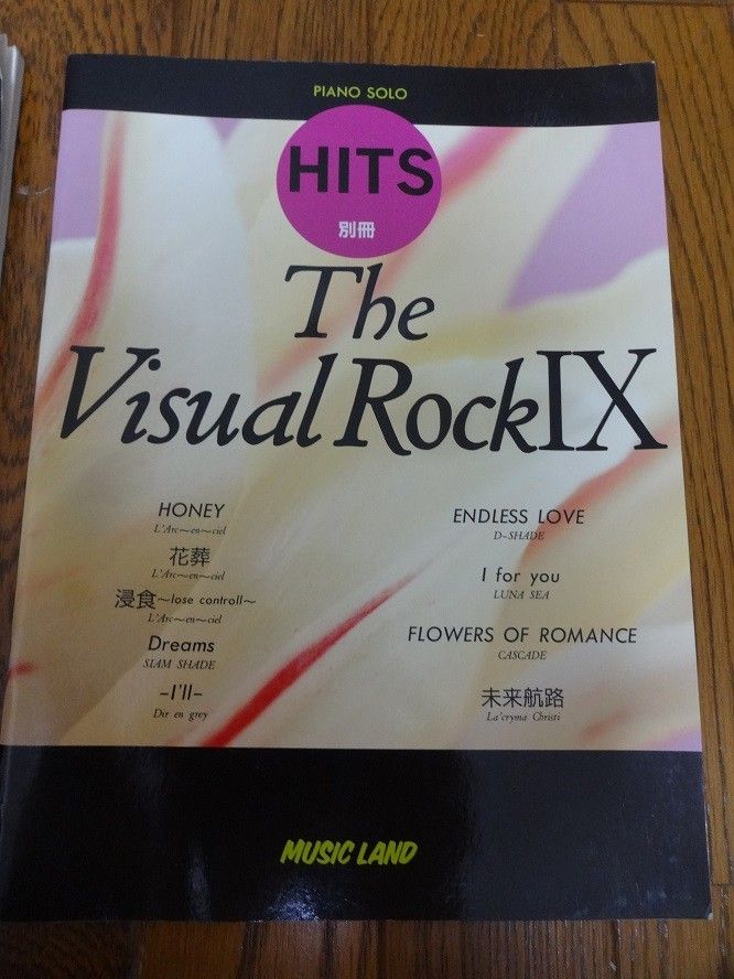 ピアノ 楽譜 河村隆一 90年代 V系 The Visual Rock Ⅸ ラルク シャムシェイド ディル ルナシー ラクリマ