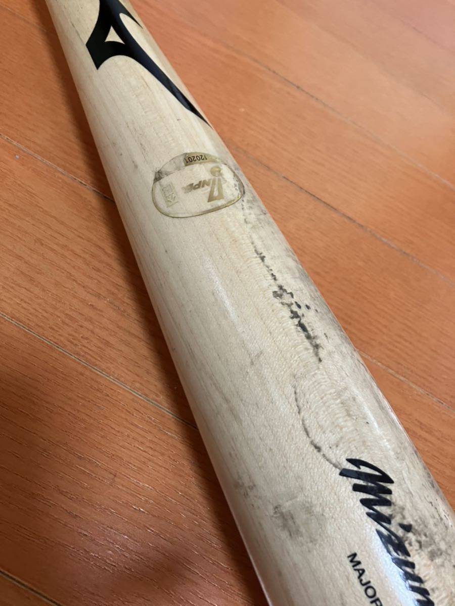 NPB実使用バット　広島カープ　C56 Mizuno Pro 16cm のヒビあり_画像7