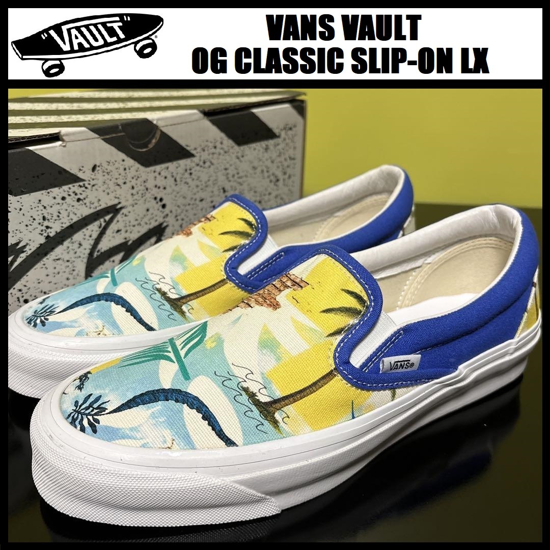 28.0cm★ 新品 VANS VAULT OG CLASSIC SLIP-ON LX バンズ スリッポン ヴォルト スニーカー VN0A32QNB4V_画像1