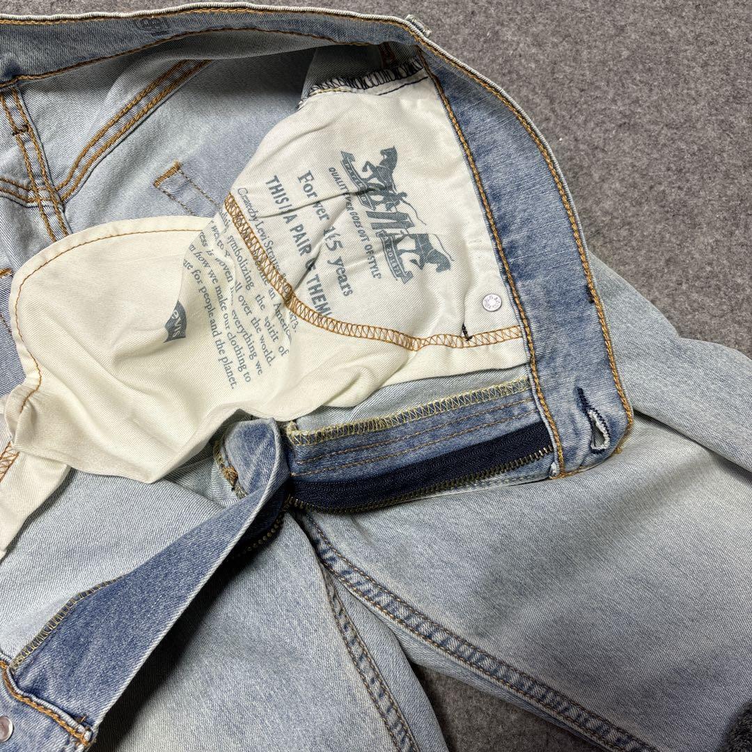 W30 ★新品 Levi's リーバイス 502 COOL レギュラーテーパード ストレッチ デニムパンツ ジーンズ クール 軽量 通気 吸湿 29507-1258_画像3