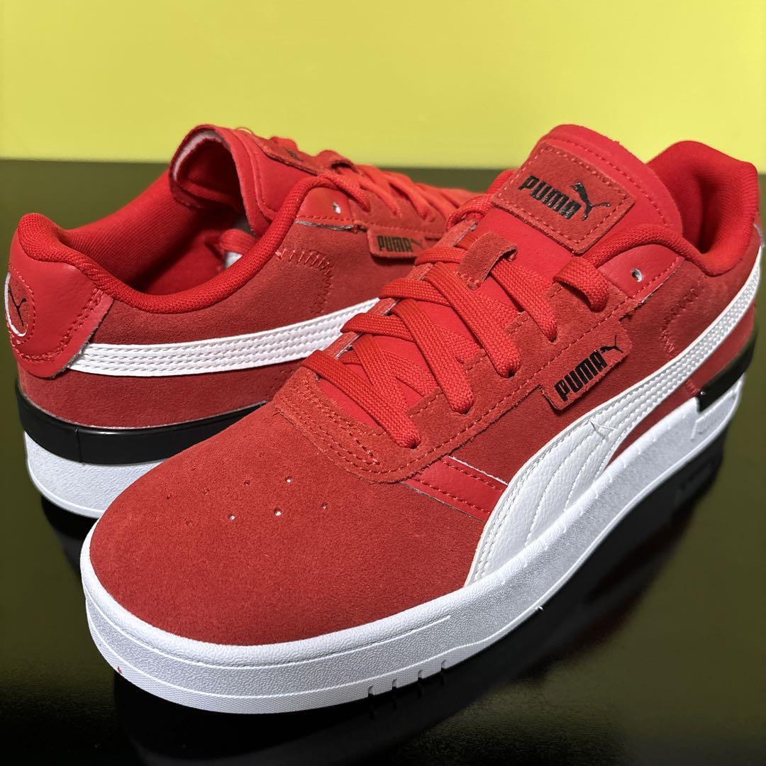 27.0cm ◎ 新品 プーマ クラシコ ＳＤ スニーカー 赤 スウェード スエード PUMA Classico Sd 382094-03_画像3