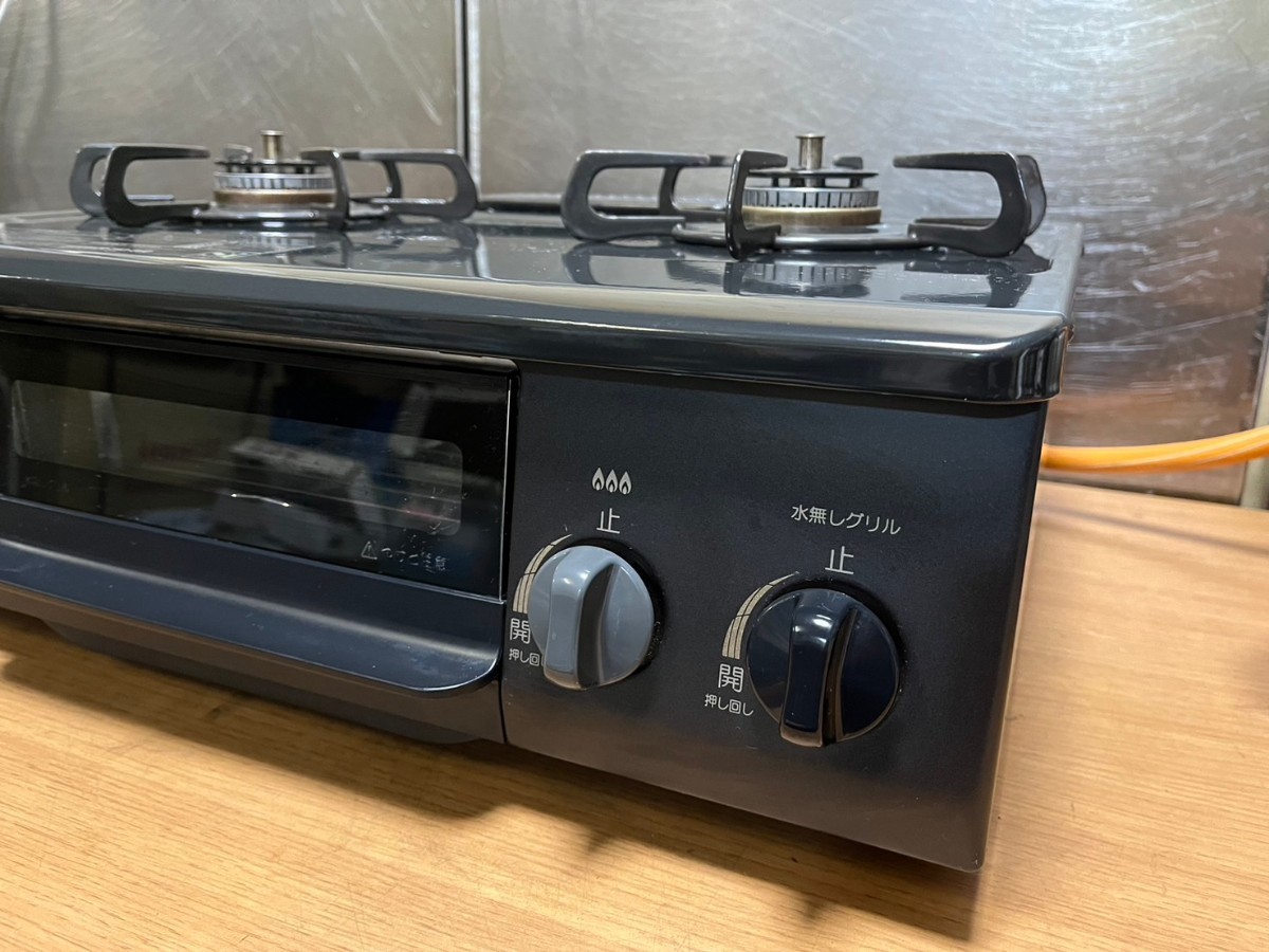 0paroma gas portable cooking stove Paloma IC-S37-R right a little over fire LP gas gas-stove 2021 year 10 month made secondhand goods ③