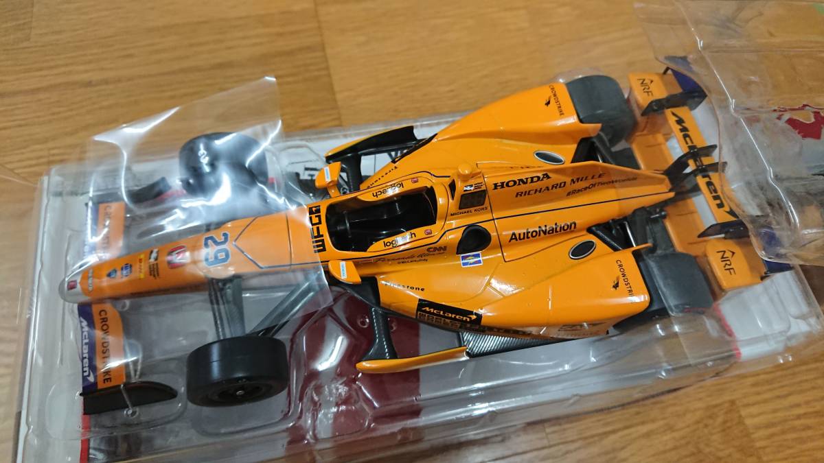 GREEN LIGHT 1:18 INDYCAR 【11019】マクラーレン ホンダ #29 フェルナンド・アロンソ_画像2