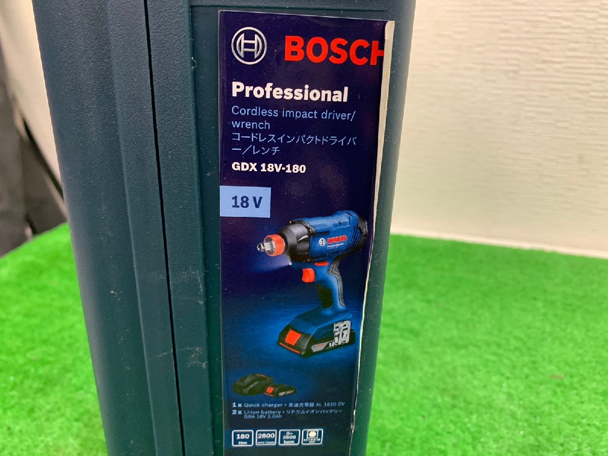 [ unused ] BOSCH Bosch cordless impact driver GDX18V-180 battery 1.[ Hakata shop ]