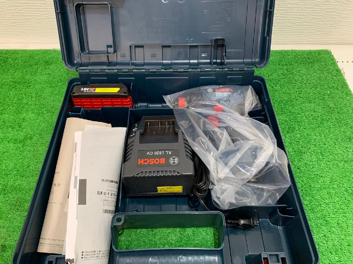 [ unused ] BOSCH Bosch cordless impact driver GDX18V-180 battery 1.[ Hakata shop ]