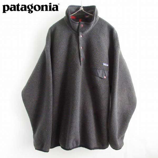 2001 Patagonia patagonia sinchilla fleece snap t t grey xl Пуловер 00s Vintage Mexico D149-18-0017ZVW