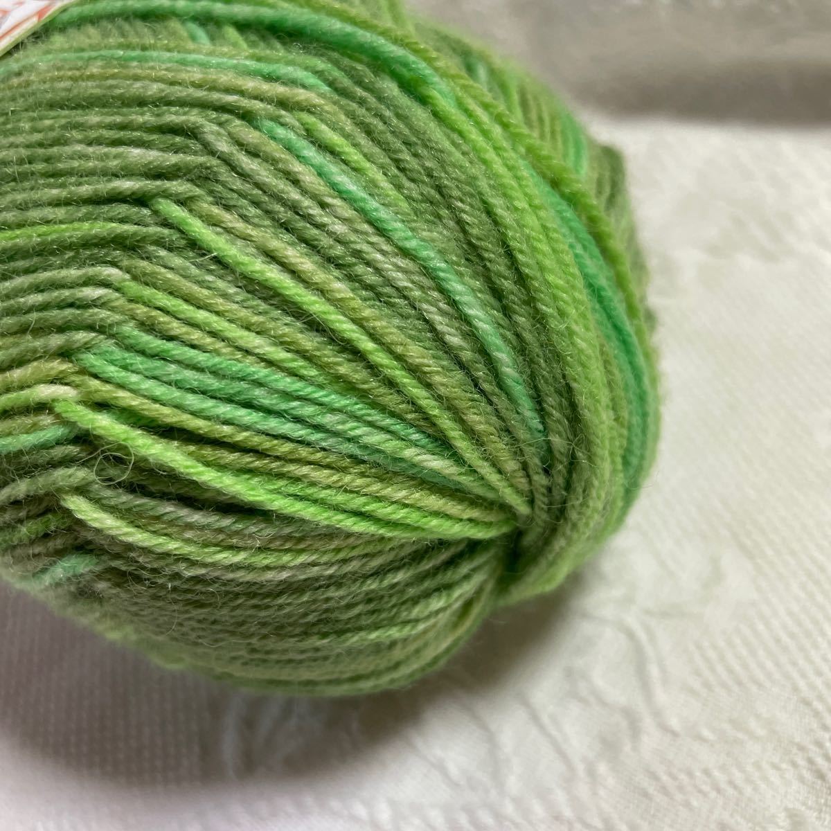 毛糸 オパール 4ply/4本撚り Opal Beauty with EW and VE 9924（ビューティー ウィズ エーデルワイス＆ビタミンE）ソックヤーン グリーン_画像4