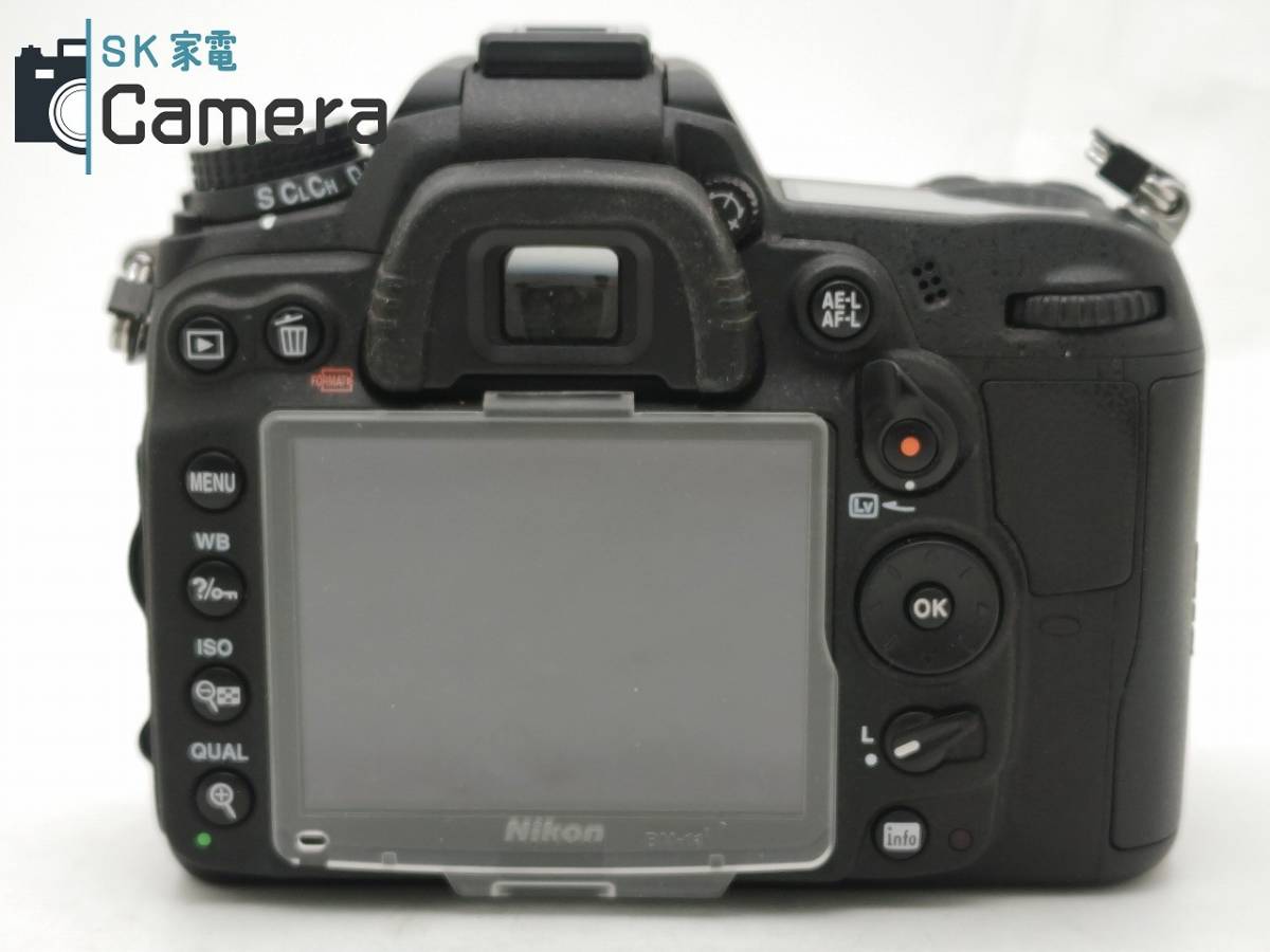 Nikon D7000 ショット数約300回 ニコン 電池 付 良_画像4