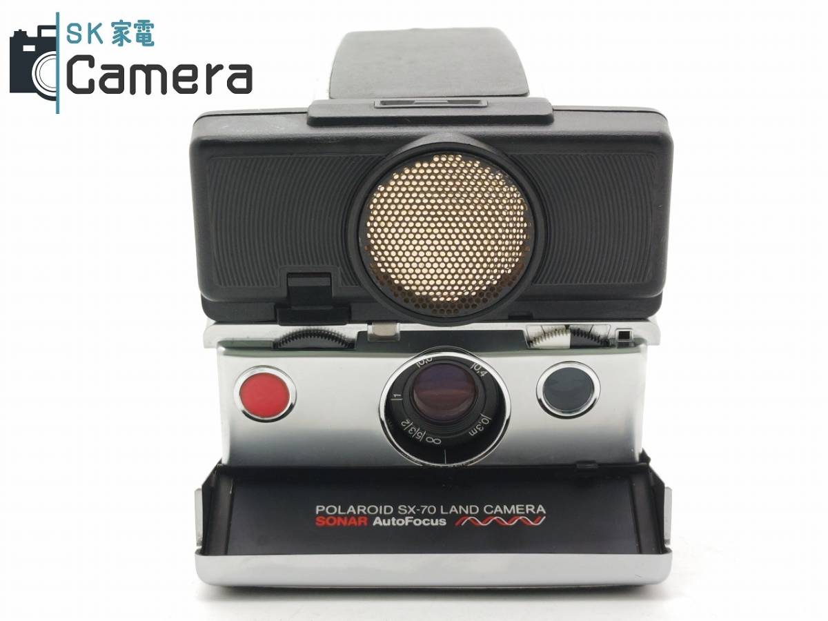 POLAROID SX-70 LAND CAMERA SONAR AutoFocus ポラロイド 通電 AUTO OK 現状品_画像2