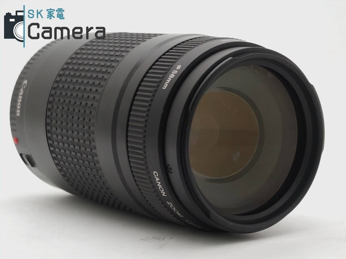 Canon EF 75-300ｍｍ F4-5.6 II キャノン キャップ付き_画像7