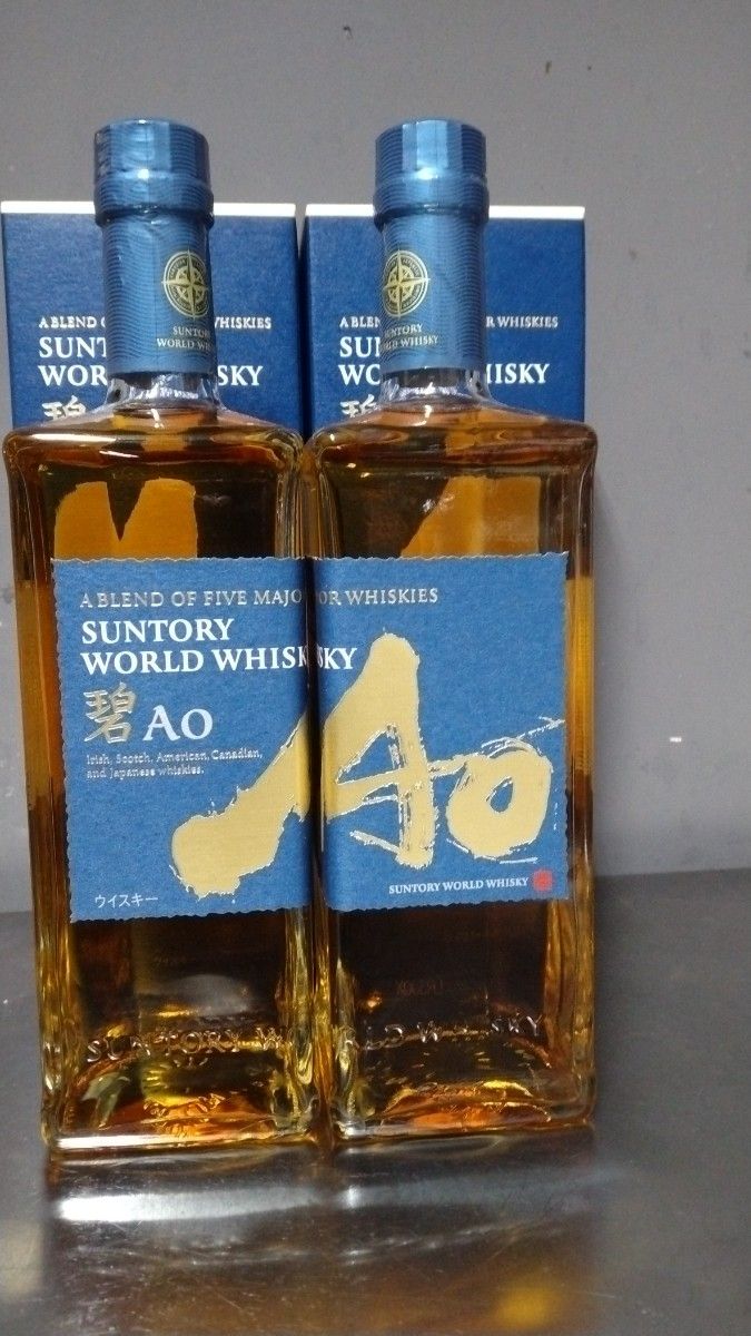 SUNTORY WORLD WHISKY「碧 Ao」 700ml 瓶　箱付　２本