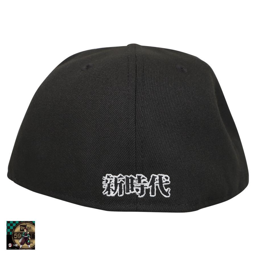 鬼滅の刃 x NEW ERA(ニューエラ) - ロゴキャップ 竈門炭治郎 TANJIRO KAMADO 7 3/8 58.7cm キャップ 59FIFTY 黒色 ゴルフ (タグ付未着用品)_サンプル写真③