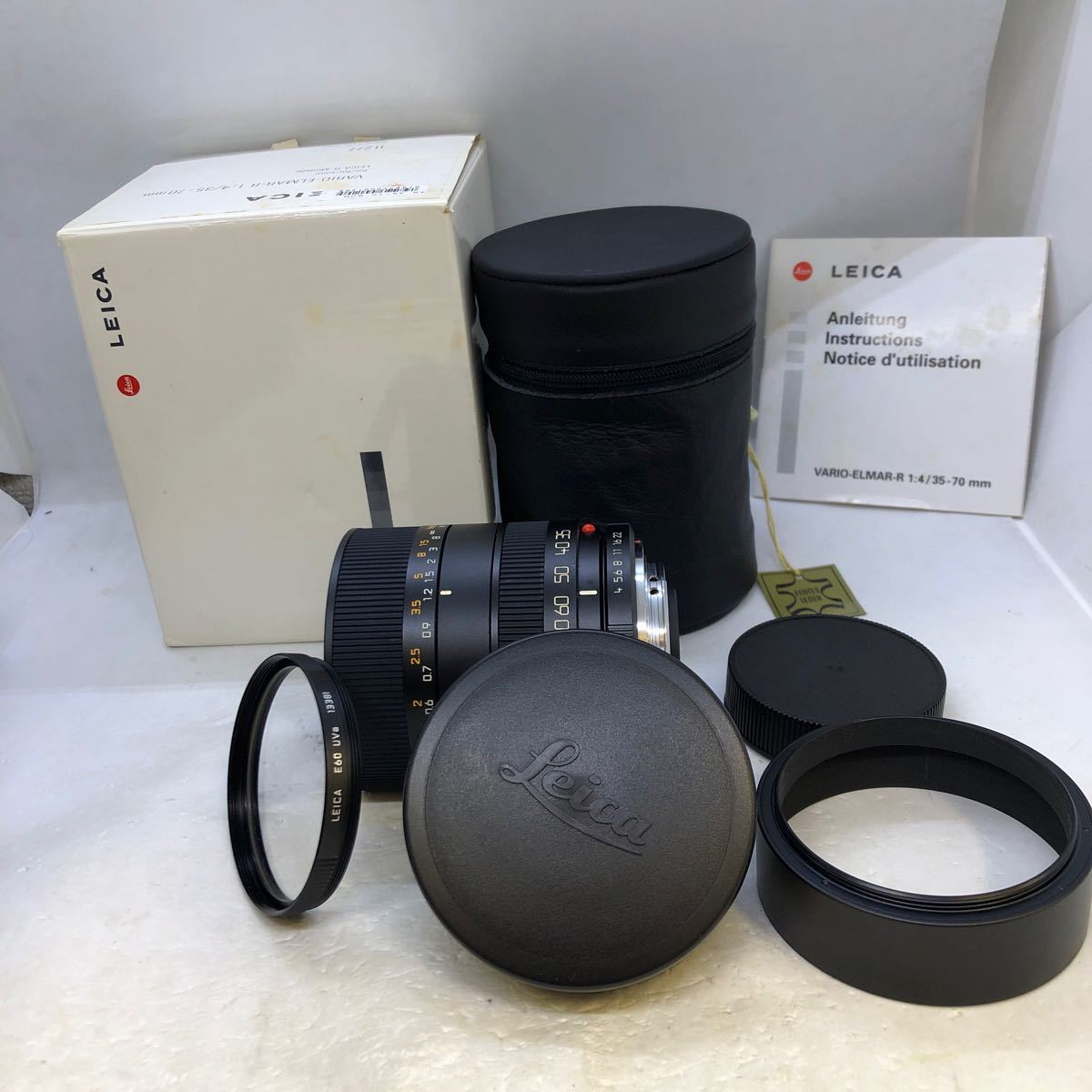 ★極上美品★ Leica VARIO-ELMAR-R 35-70 F4 MACRO ROMライカ カメラレンズ ☆元箱付き シリアル番号一致☆付属品多数付き☆珍品☆