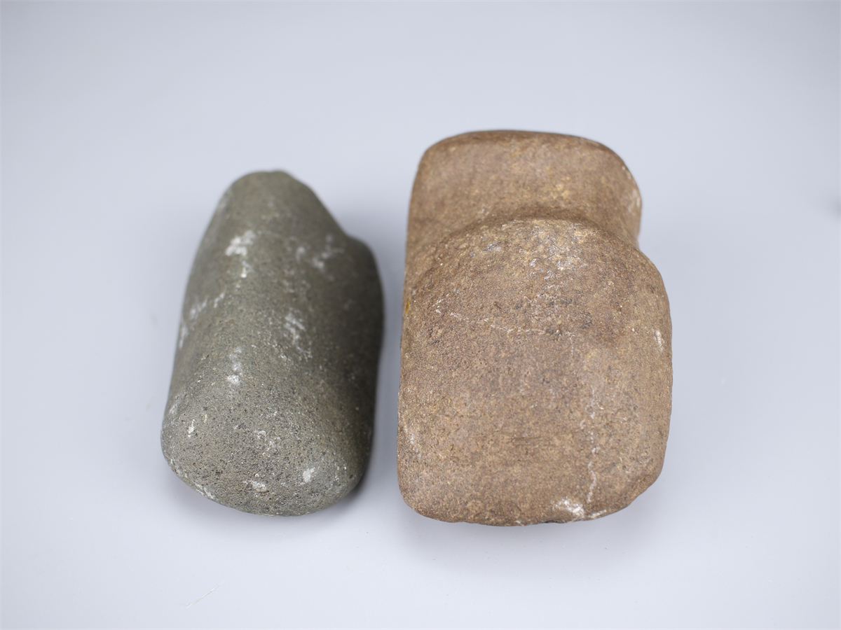 【美】IA331 土器 伝青森県出土 縄文時代 磨製石斧 ２点／美品！ｒ_画像5