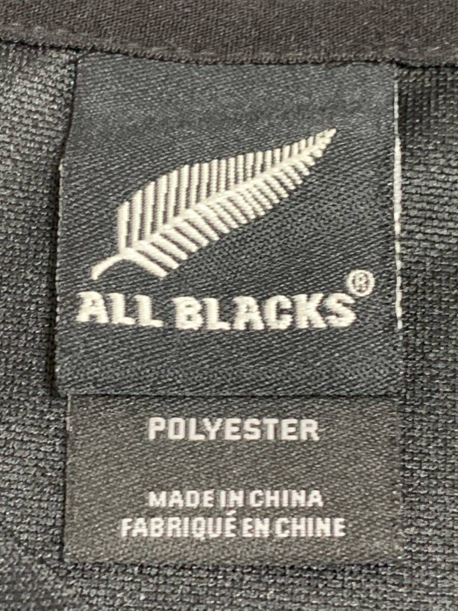 【送料無料 値下げ交渉歓迎】アディダスオリジナルス オールブラックス公式ラガーシャツ ラグビーニュージーランド代表 古着 黒ジャージの画像3