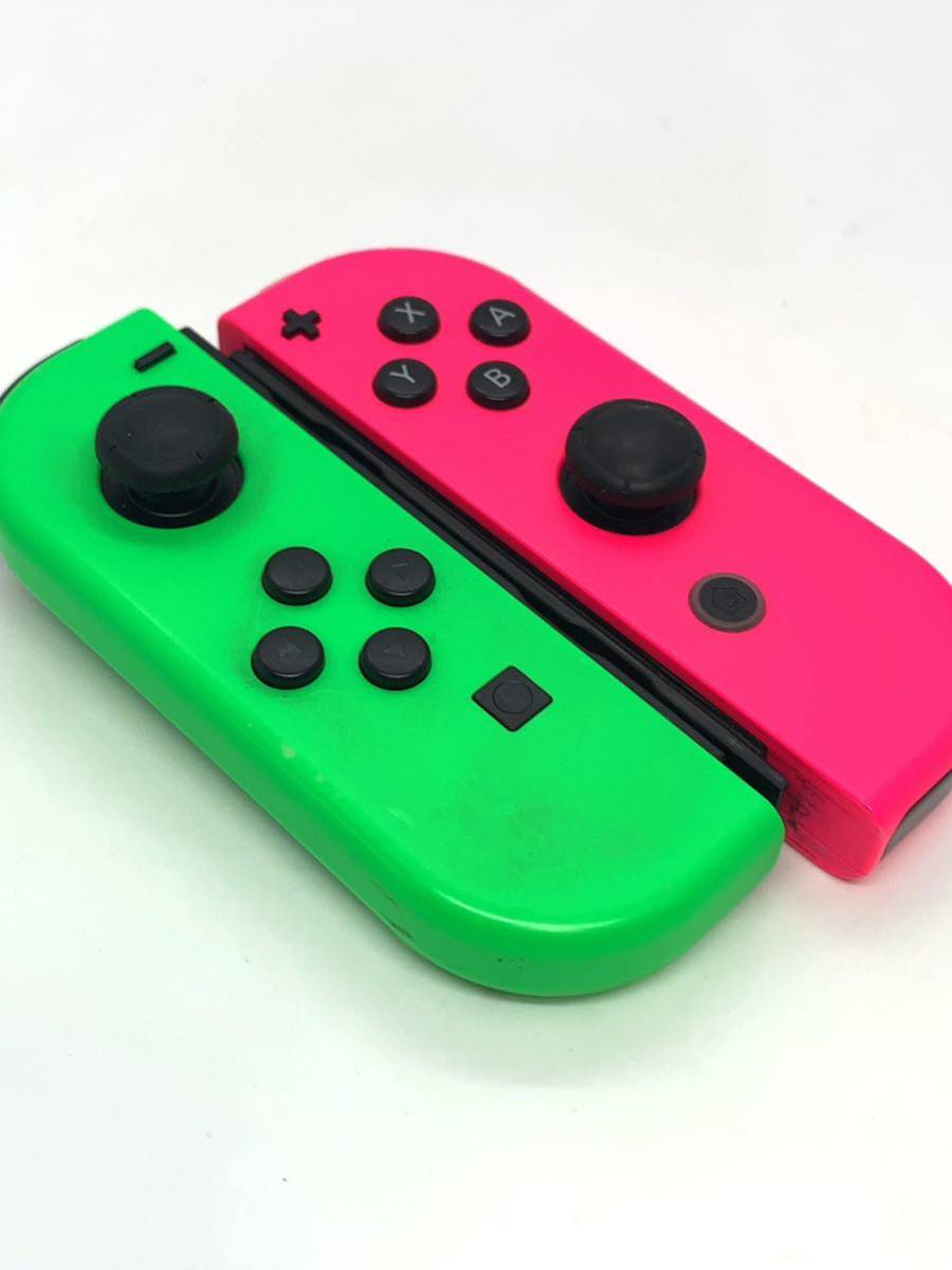 Nintendo Switch Joy-Con ネオングリーン　ピンク　　ジョイコン　9_画像4