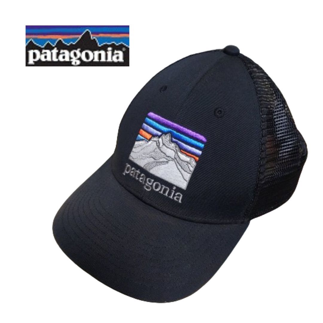patagonia　パタゴニア　 メッシュキャップ　ブラック_画像1