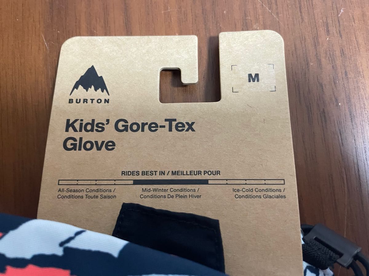 新品　バートン　GORE-TEX キッズ　5本指グローブ