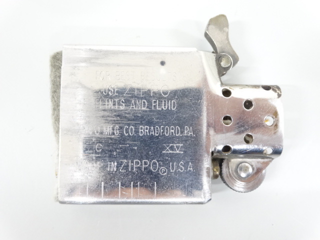 1999年製 ZIPPO ジッポ STERLING SILVER スターリング シルバー ハンマートーン 銀 オイル ライター USA_画像6