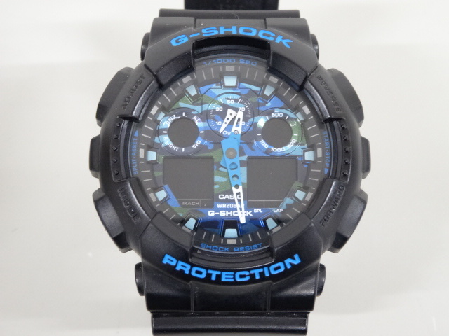 ジャンク 3点セット まとめて CASIO カシオ G-SHOCK Gショック GA-110B GA-100CB GA-100C メンズ 腕時計 ハイパーカラーズ_画像2