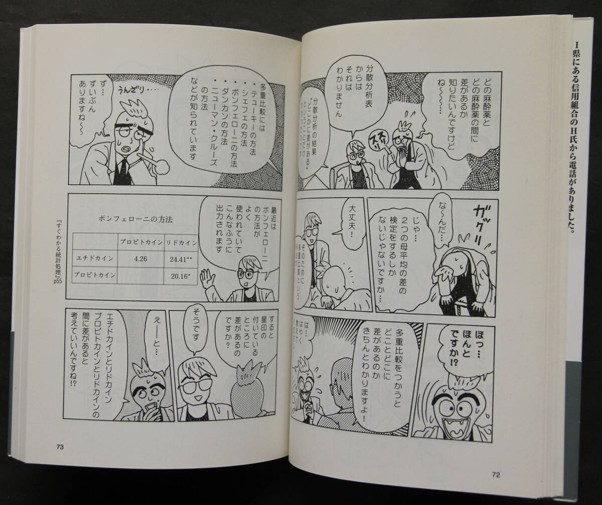 マンガ統計手法入門　統計処理の選び方／グラフ表現／回帰分析／主成分分析／比率の差の検定／他、この1冊ですべてが分かる_画像6