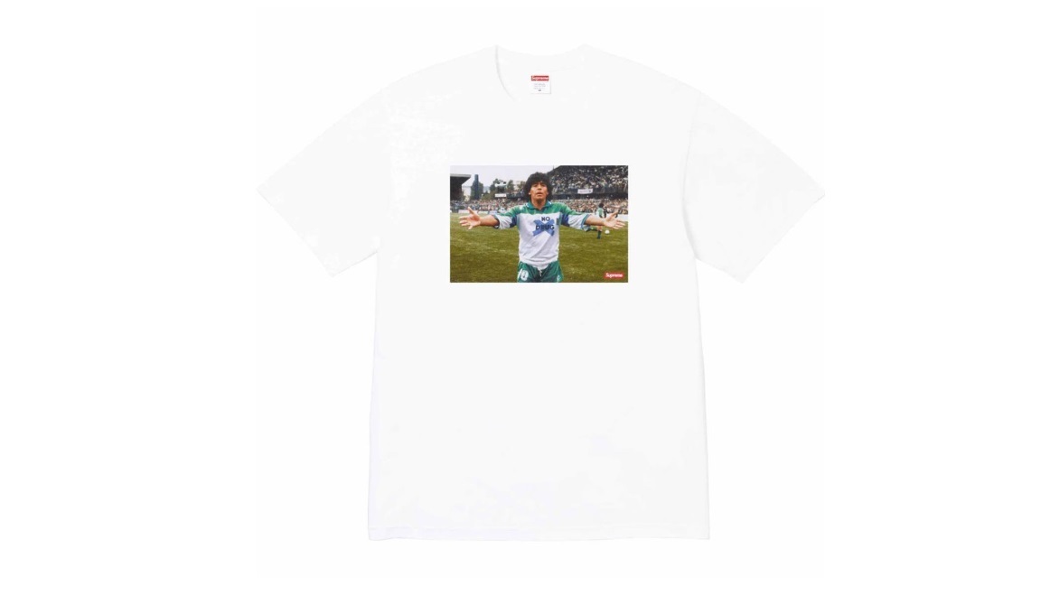 Supreme Maradona Tee White シュプリーム マラドーナ Tシャツ 24SS Supreme Maradona Tee White L シュプリーム マラドーナ T
