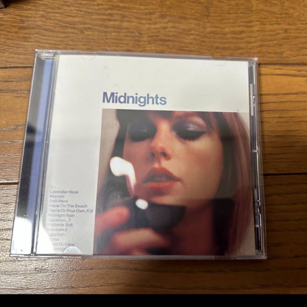 ◆(直筆 サイン ）テイラー・スウィフト　Midnights　Taylor cd swift BLUE◆