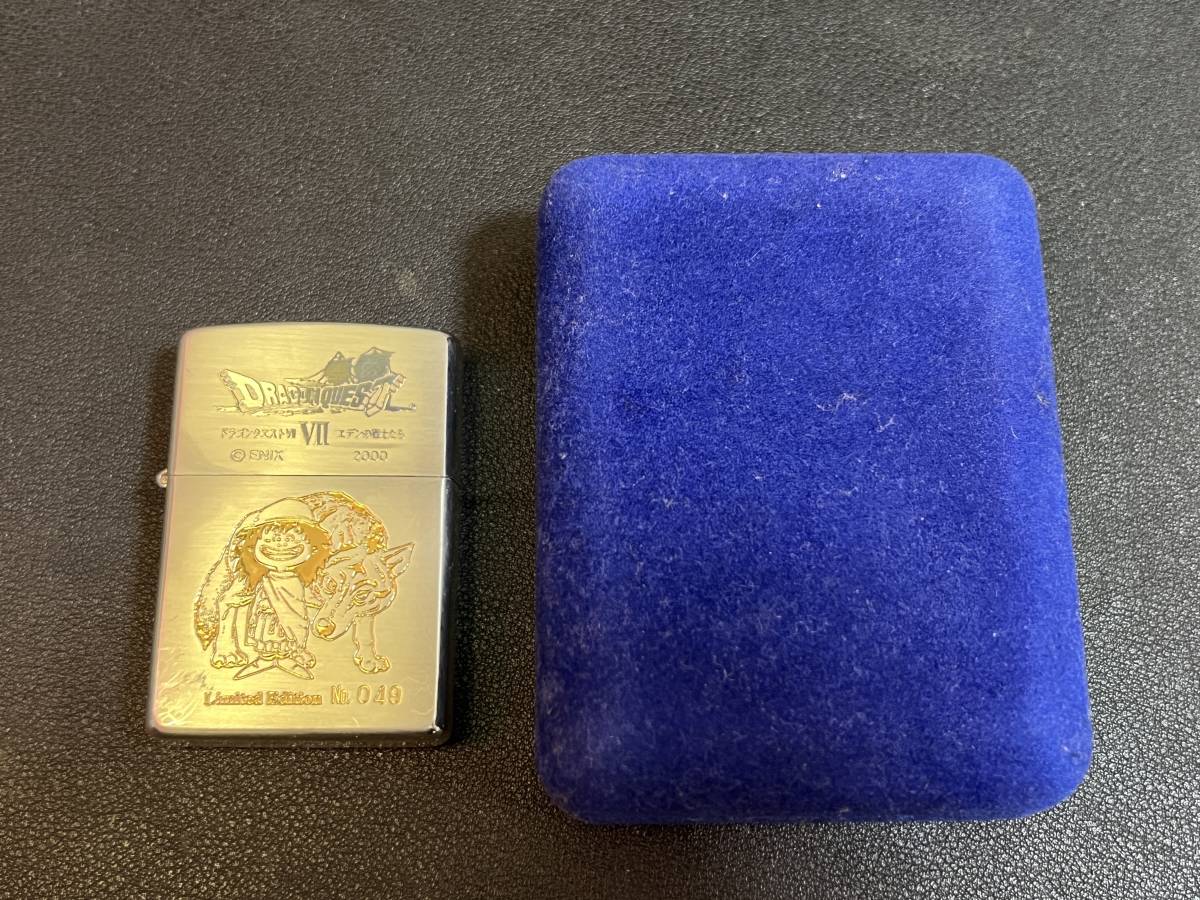 ZIPPO ジッポ ライター ドラゴンクエスト7 エデンの戦士たち リミテッドエディション 2000年 ドラクエ7 火花OK 傷あり_画像2