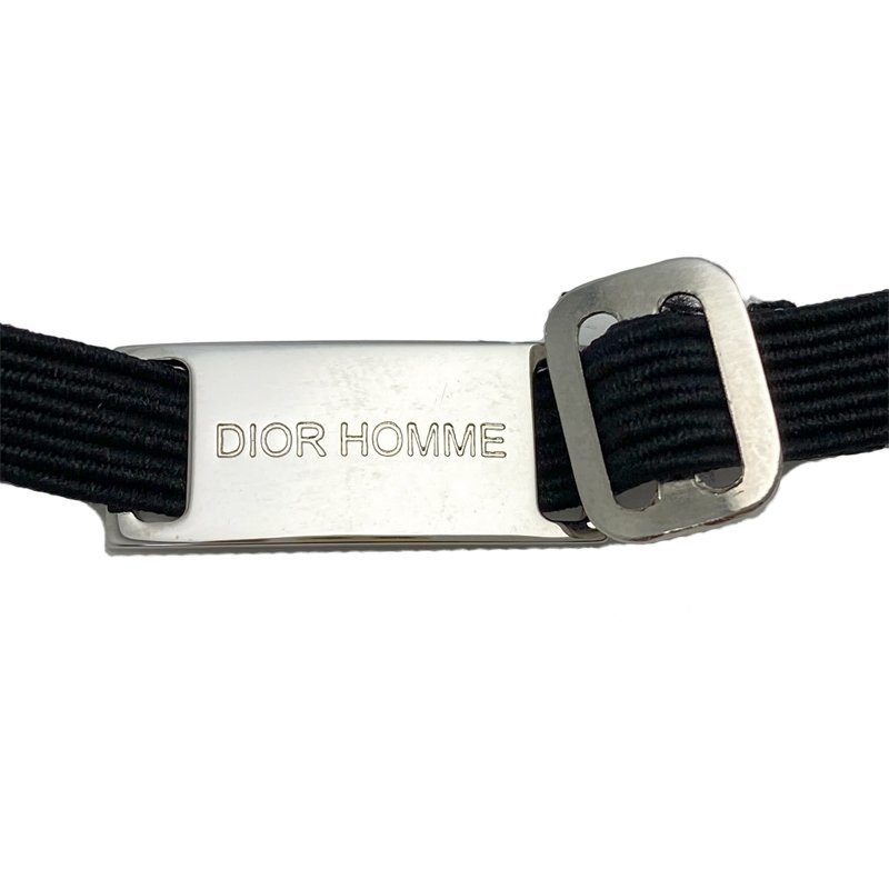 ▼大幅値下げ★Dior homme ディオールオム ショートタイ ブラック ネクタイ メンズ 中古AB【辻屋質店A1485】の画像6