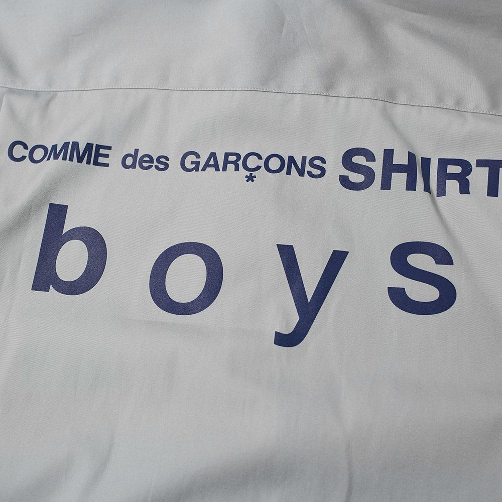 【正規品】コムデギャルソンシャツボーイズ Comme des Garcons SHIRT BOYS Back Print Poplin Shirt ロゴプリント フランス製 (新品) G