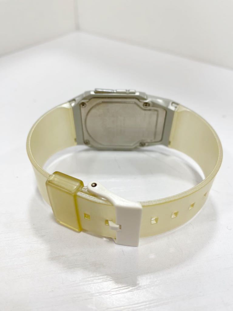 CASIO カシオ DUAL TIME デュアルタイム FS-01 可動品　腕時計 ステンレススチール クォーツ稼働品 昭和レトロ_画像8