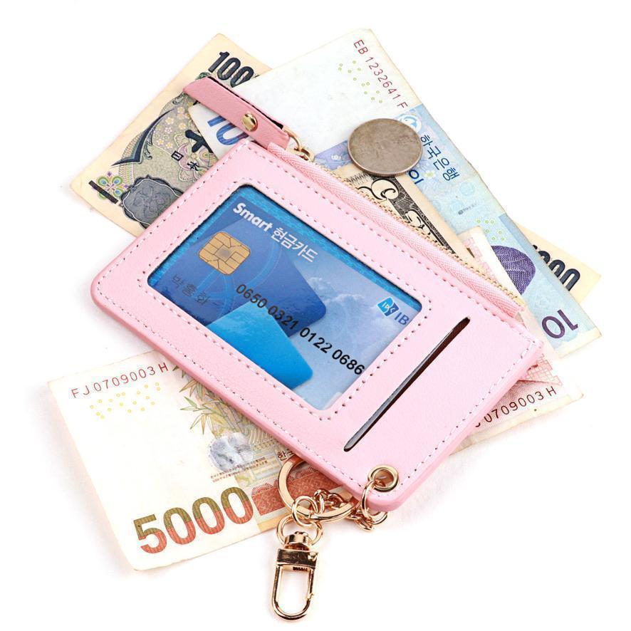 カードケース　ピンク　桃色　レディース　極薄　薄型　パスケース　小銭入れ　財布_画像2
