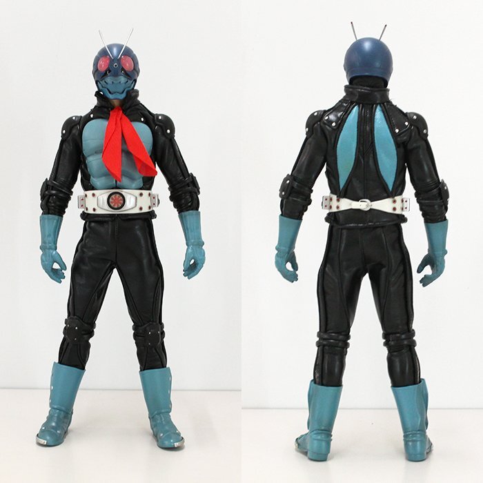 《中古》PBM! 仮面ライダー THE FIRST 1号 フィギュア メディコムトイ PROJECT BM! 合革に一部ダメージ 箱変色（西）_画像2