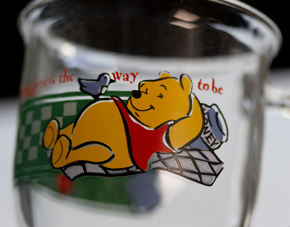 アンカーホッキング くまのぷーさん カフェ マグ カップ プーさん pooh ビンテージ USA ディズニー 1970年～1980年代_画像2